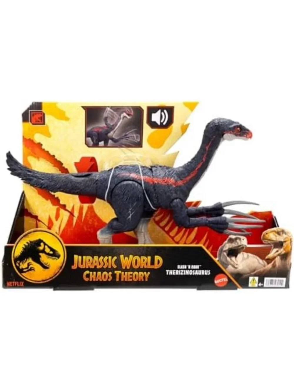 Jurassic World Dinosaur Action Figure - Therizinosaurus with Attack Claws